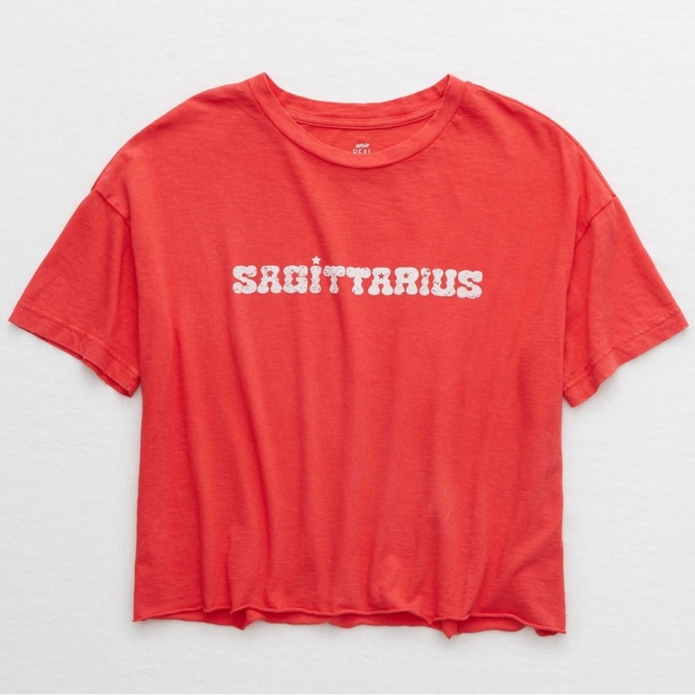 Aerie Cropped Zodiac Tshirt